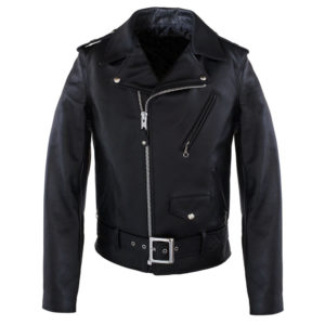 black leather jacket mens