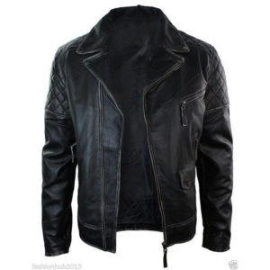 leather bomber jacket mens