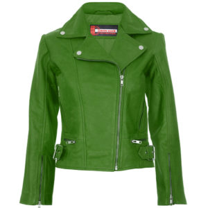 leather biker jacket