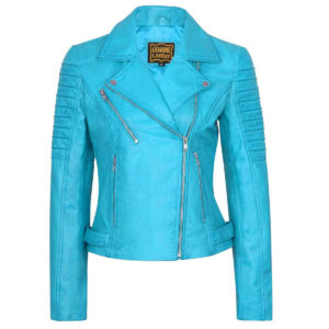 ladies plus size leather jacket