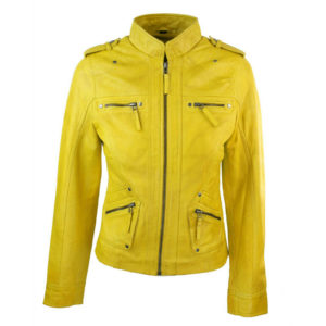 ladies leather bike jackets