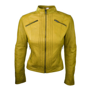 leather bomber jacket women