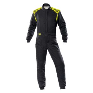 Fully Customized Black/Parrot OMP Kart Racing Suits