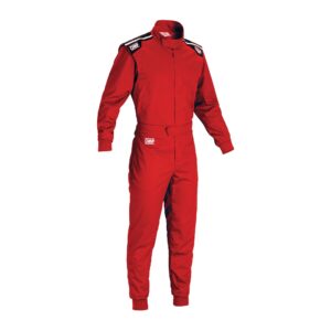 Fully Customized Red/Black OMP Kart Racing Suits