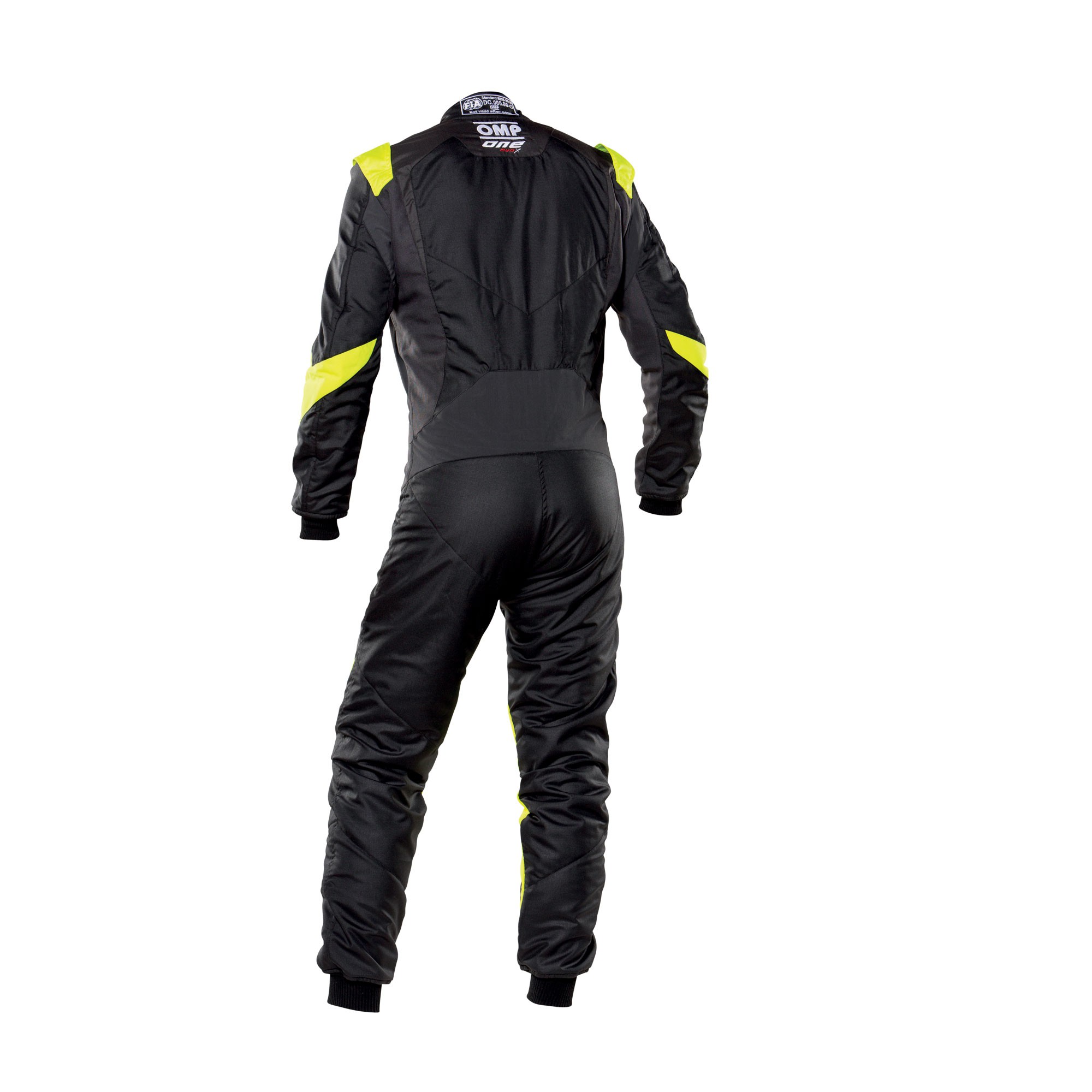 OMP Kart Racing Suit Cordura Embroidered Black/Parrot - Image 2